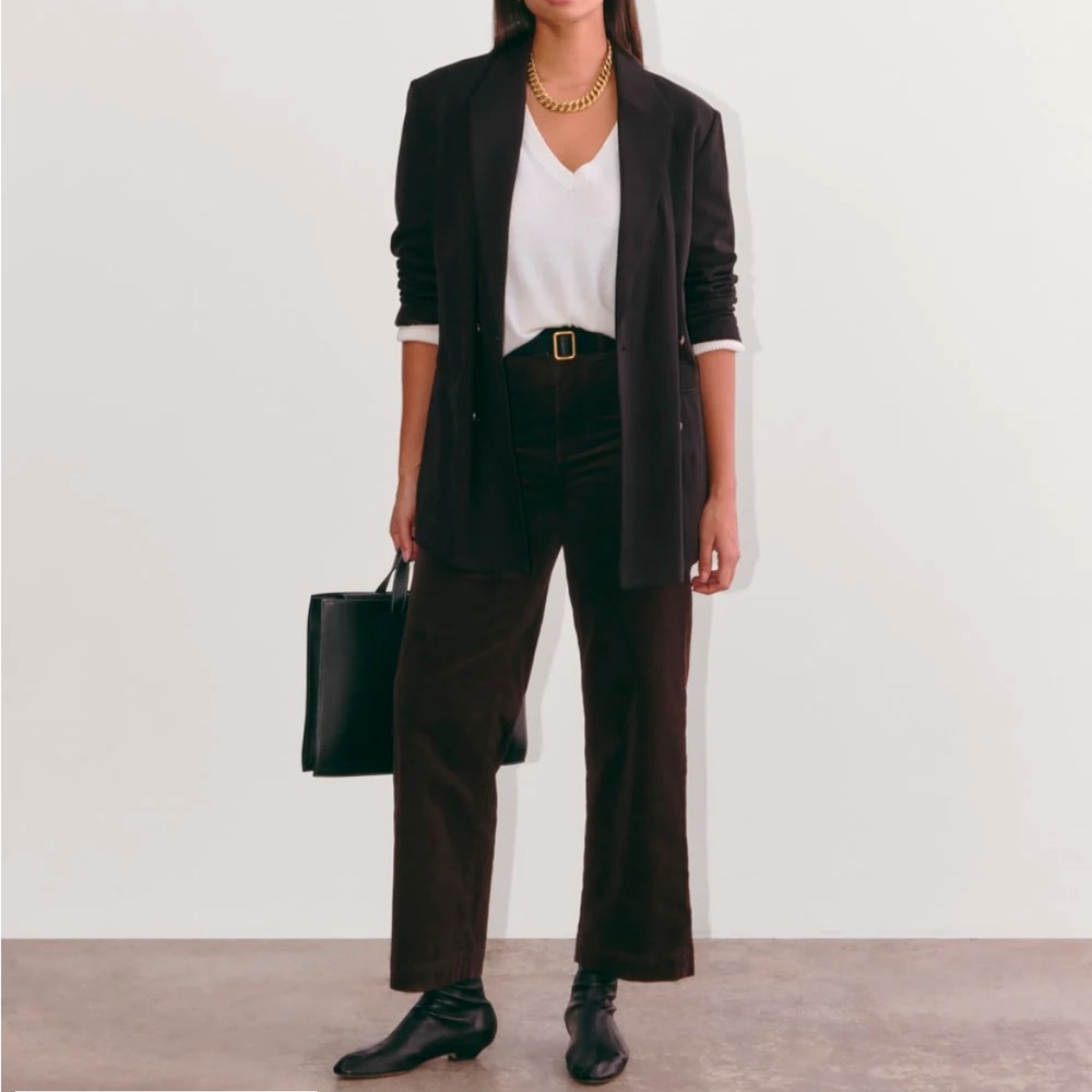 Everlane the‎ sailor pant in black corduroy